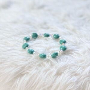 Aventurine and Crystal Bracelet